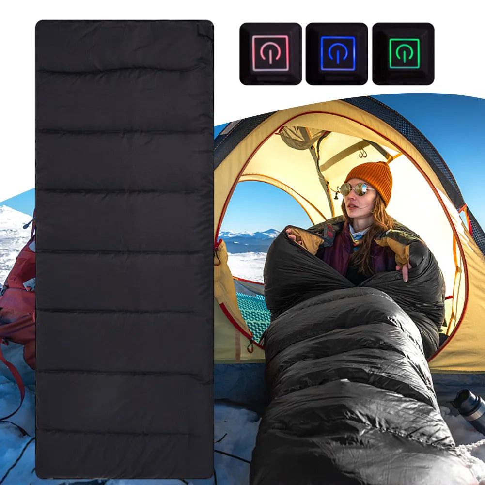 Type-C USB Heated Camping Sleeping Bag